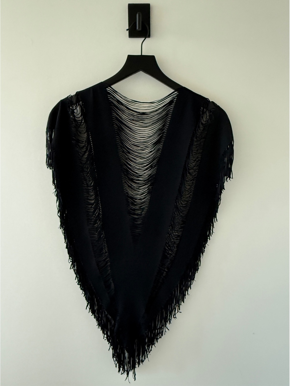 Beach Bunny Black Fringe Cover Up Swimwear | Size OS